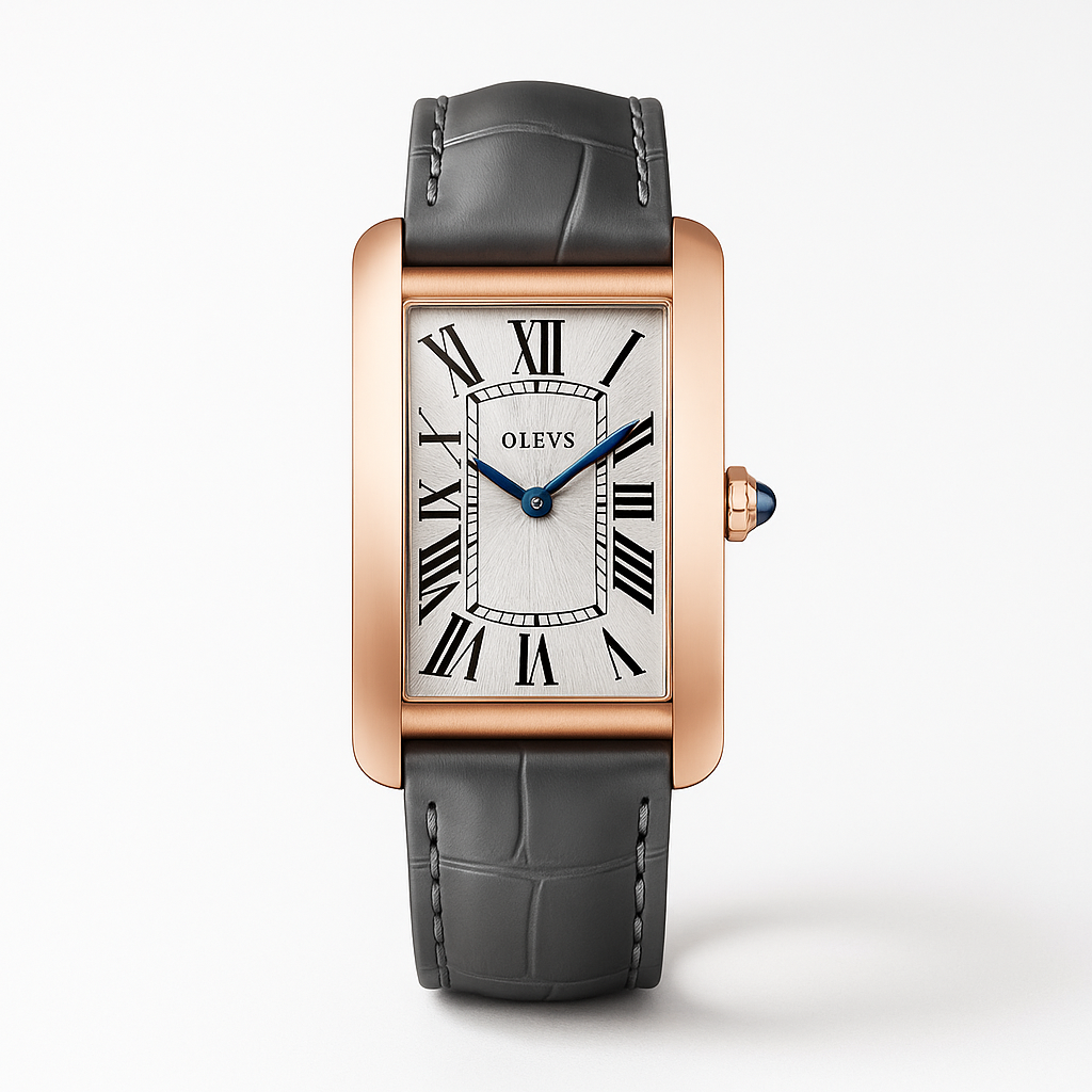 Watch Watch Gold Leather Olevs Line