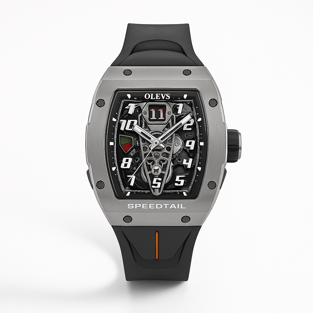 Watch Watch Red Titanium Olevs Edition