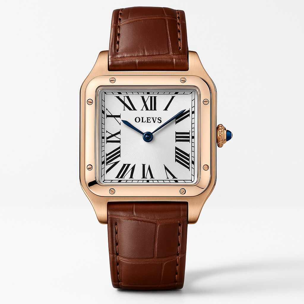 Watch Watch Gold Steel Olevs Elite