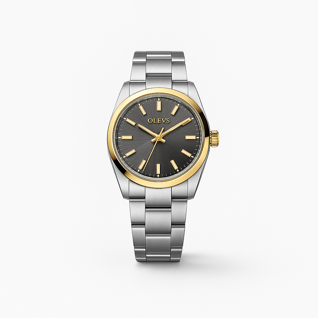 Watch Bracelet Gold Steel Olevs Select