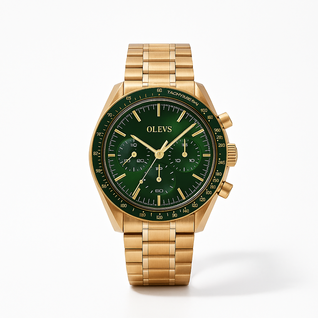 Watch Watch Gold Steel Olevs Select