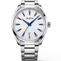 Watch Watch White Steel Olevs Line