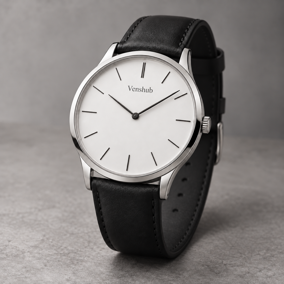 Minimal White Dial Watch