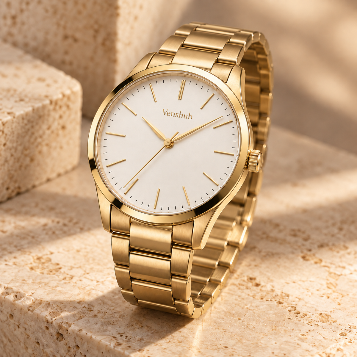 Champagne Gold Bracelet Watch