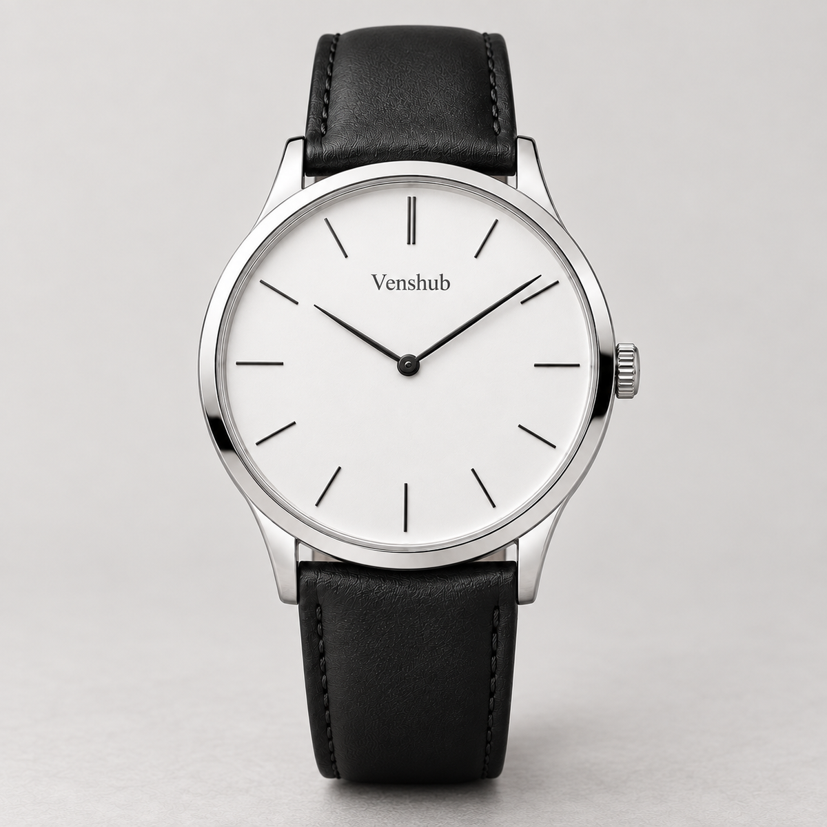 Minimal White Dial Watch