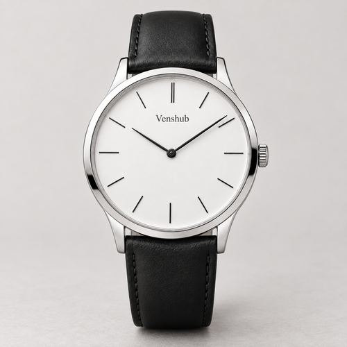 Minimal White Dial Watch