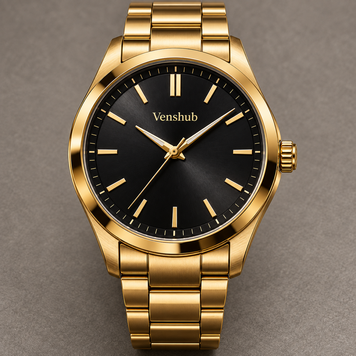 Midnight Gold Bracelet Watch