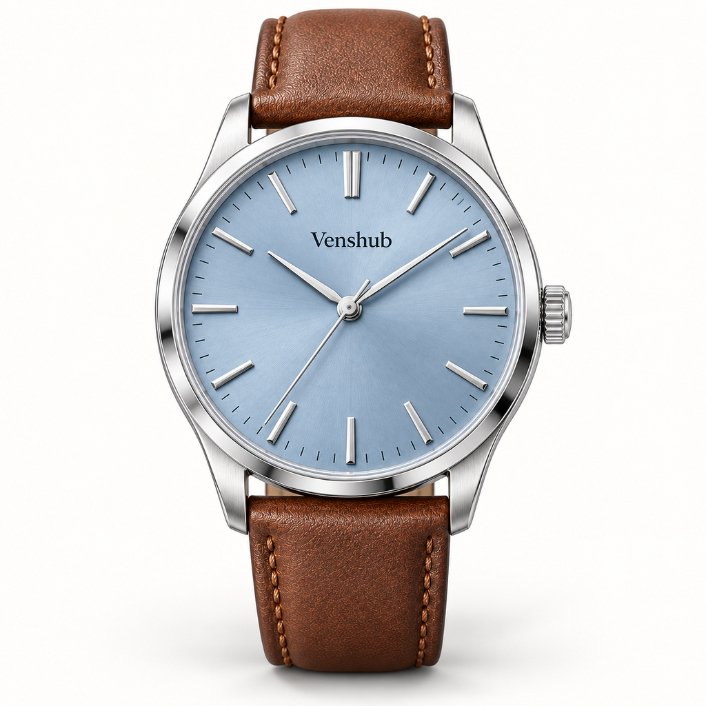 Sky Blue Dial Watch