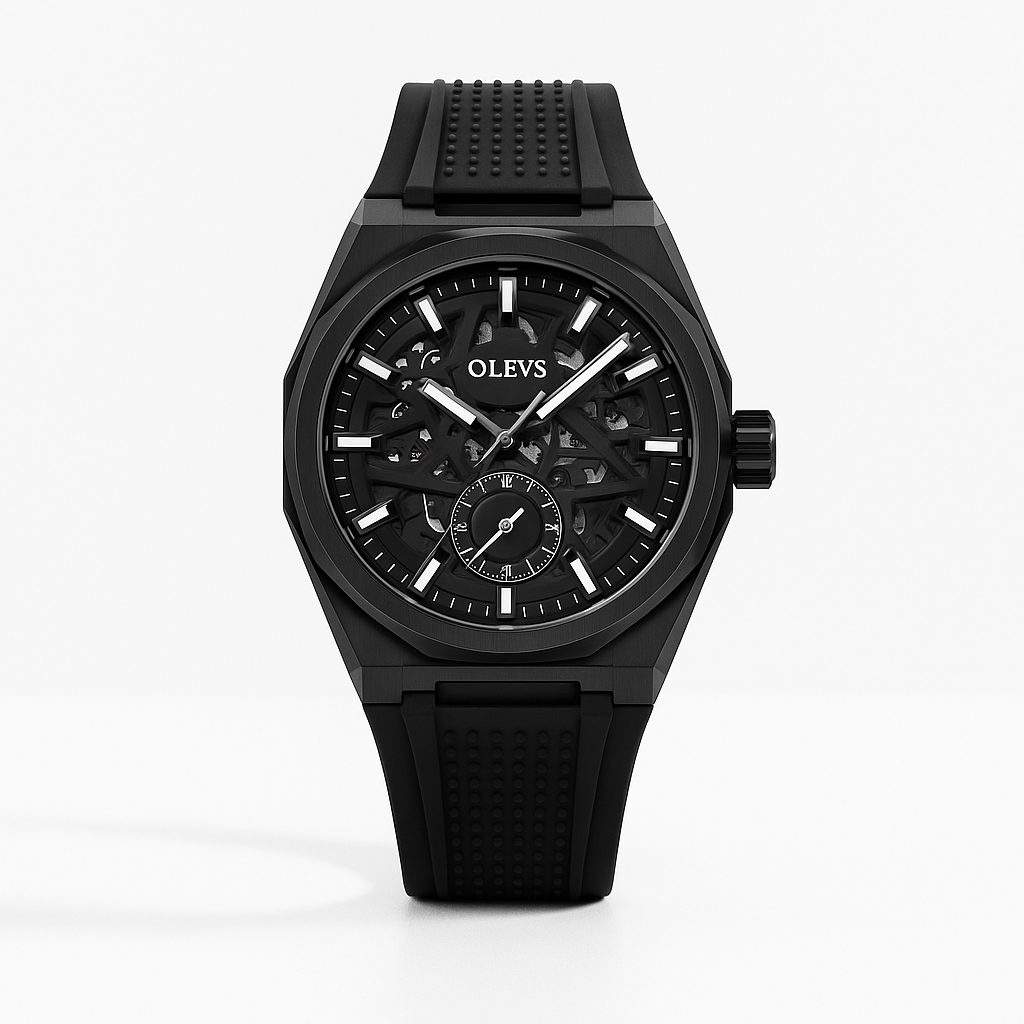 Watch Watch Black Ceramic Olevs Elite