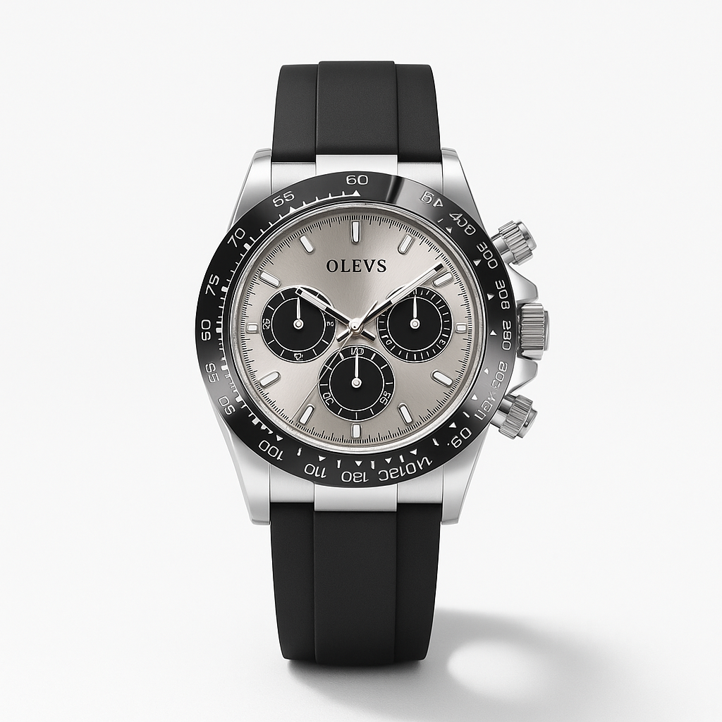 Watch Watch Black Steel Olevs Line