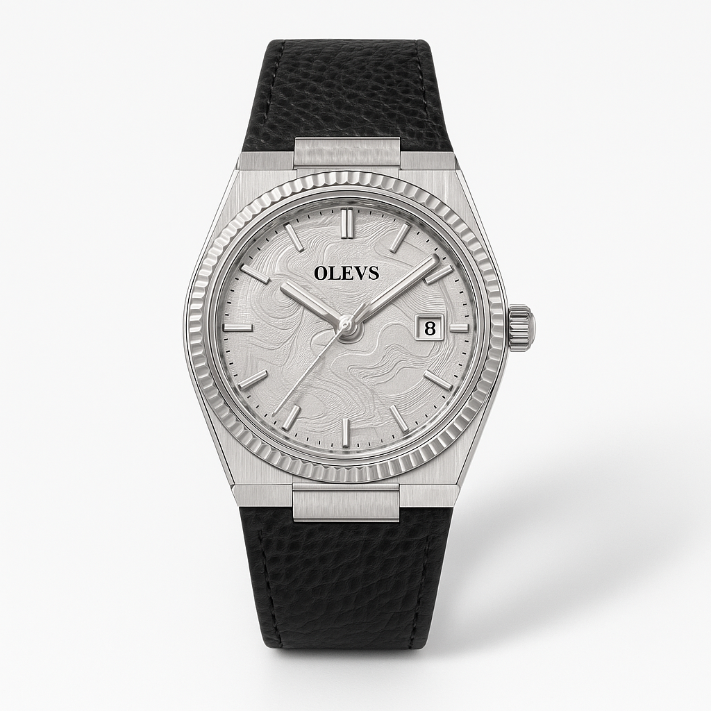 Watch Bracelet Red Steel Olevs Pro
