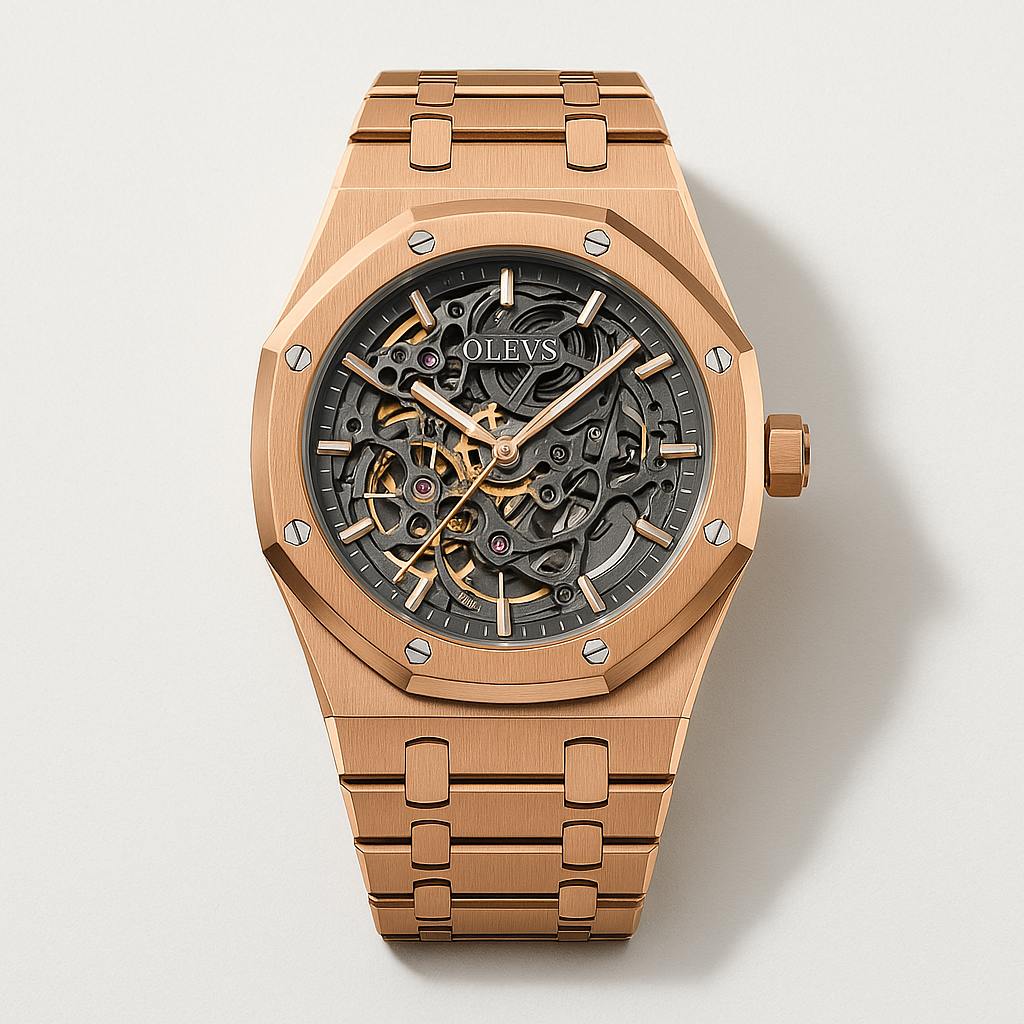 Watch Watch Rose Gold Olevs Line