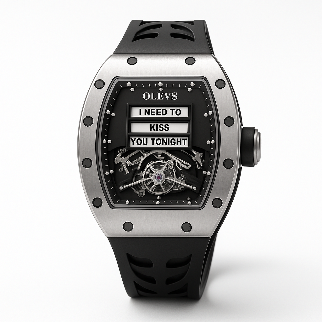 Watch Watch Black Titanium Olevs Studio