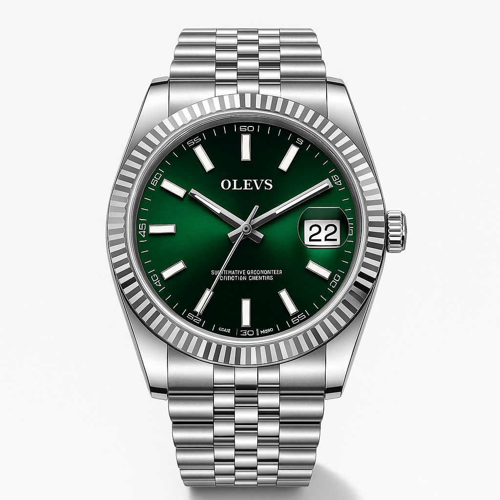 Watch Bracelet White Steel Olevs Select