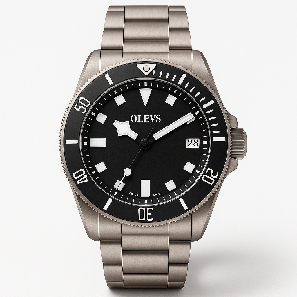 Watch Watch Rose Gold Titanium Olevs Pro