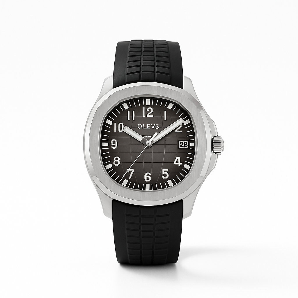 Watch Watch Black Steel Olevs Prime