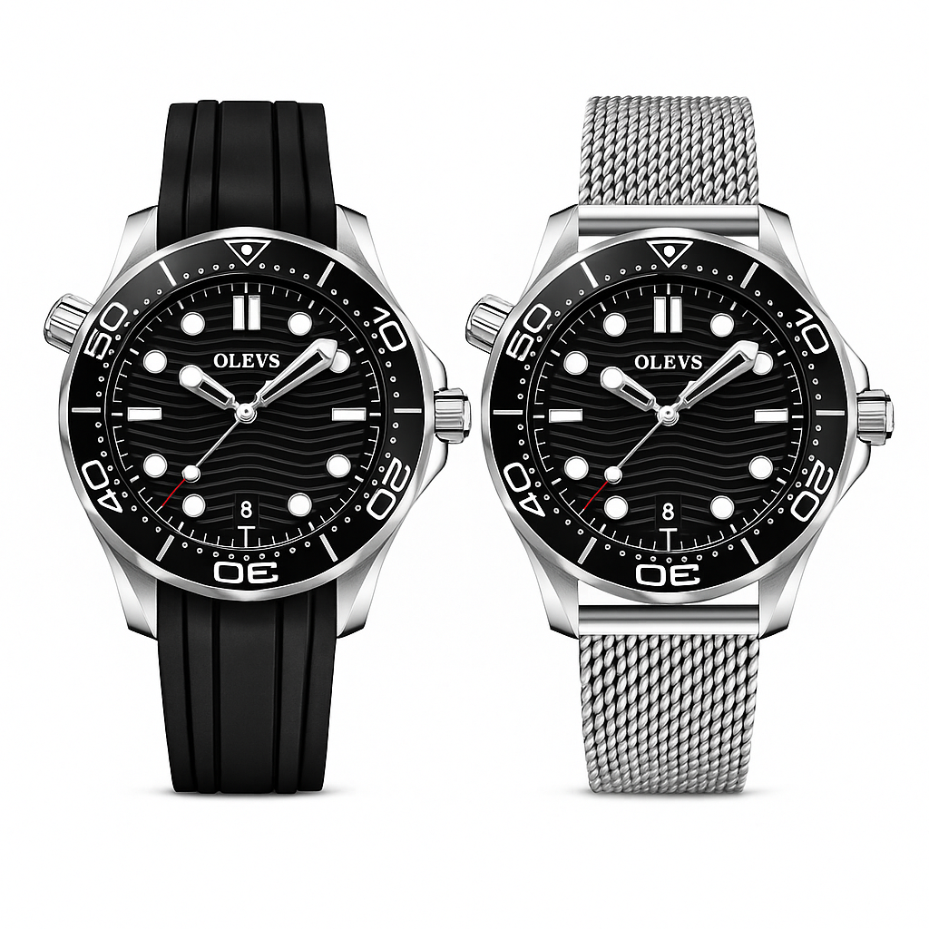 Watch T Shirt Rubber Olevs Prime