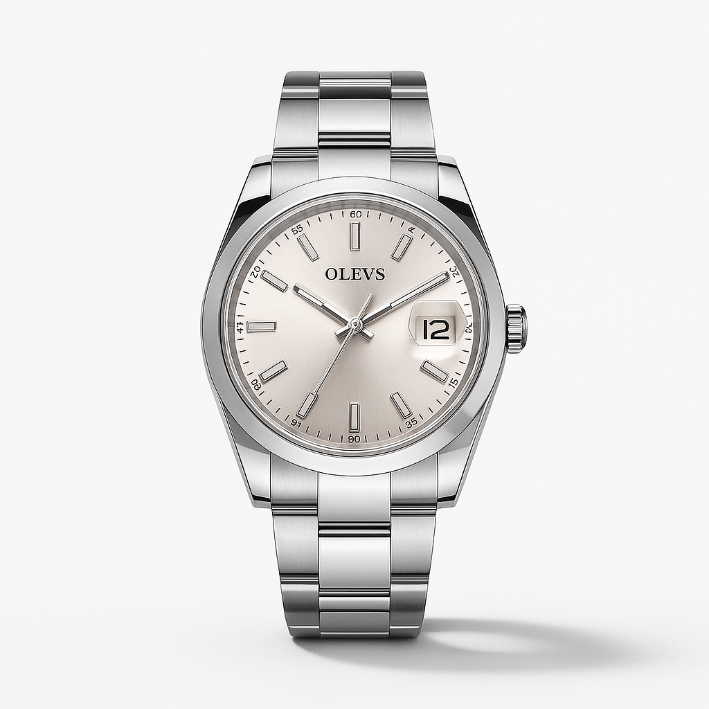 Watch Bracelet Silver Steel Olevs Studio