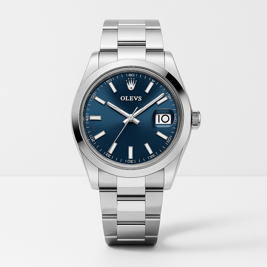 Watch Watch Black Steel Olevs Line