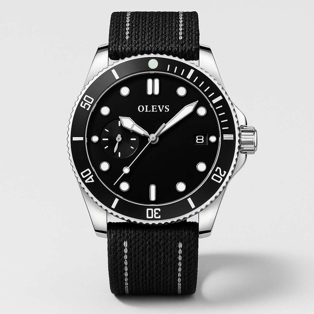 Watch Watch Brown Steel Olevs Elite